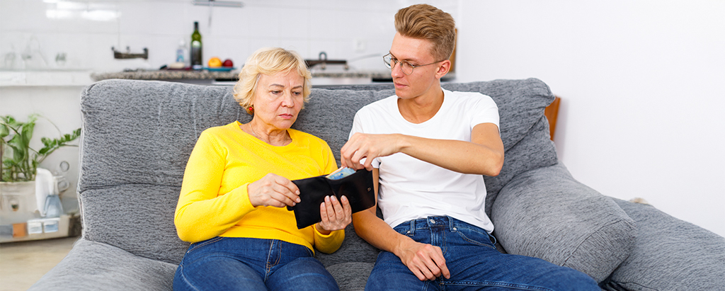 Financially supporting adult children